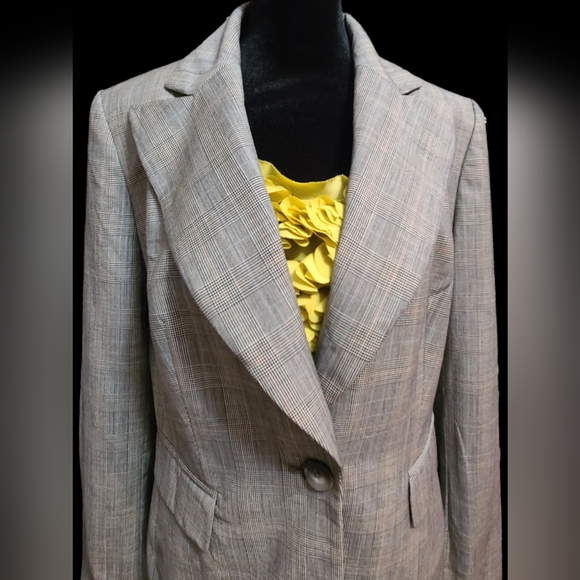 Ann Taylor Loft size 10 gray blazer - Picture 10 of 10